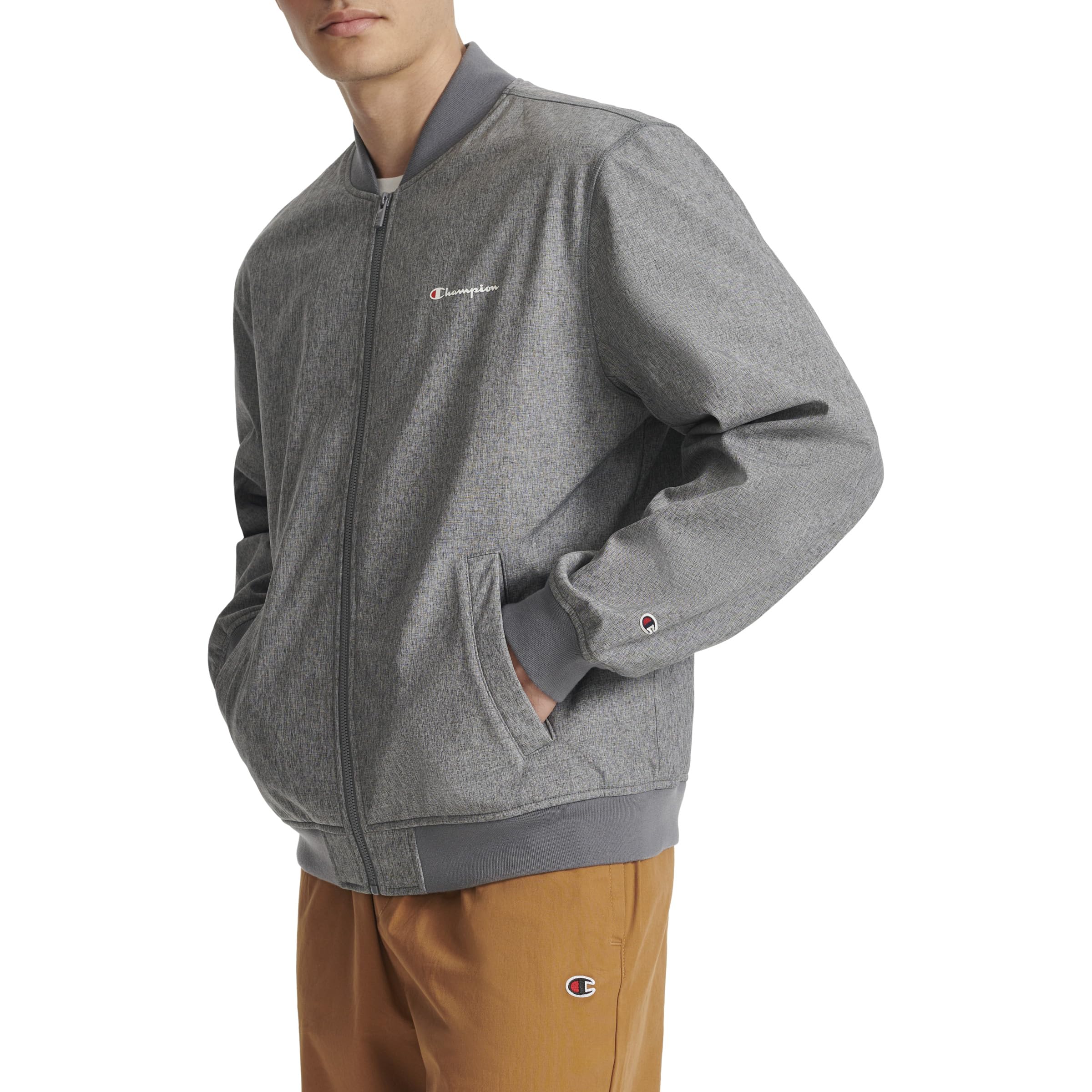 Champion Soft Shell Sport Bomber Jacket With Logo Chaqueta Hombre