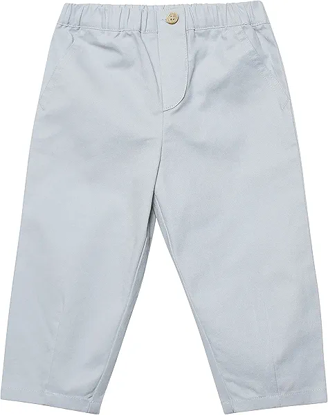 Gerber Baby Boys' Toddler Canvas Pants, Gray, 2T