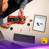LEGO Technic Bugatti Chiron Pur Sport Hypercar Toy - Race Car Model Kit w/a W16 Engine, Steering & Opening Doors - Gift for 9+ Year Old Boys & Motorsport Fans - 42222 - 4