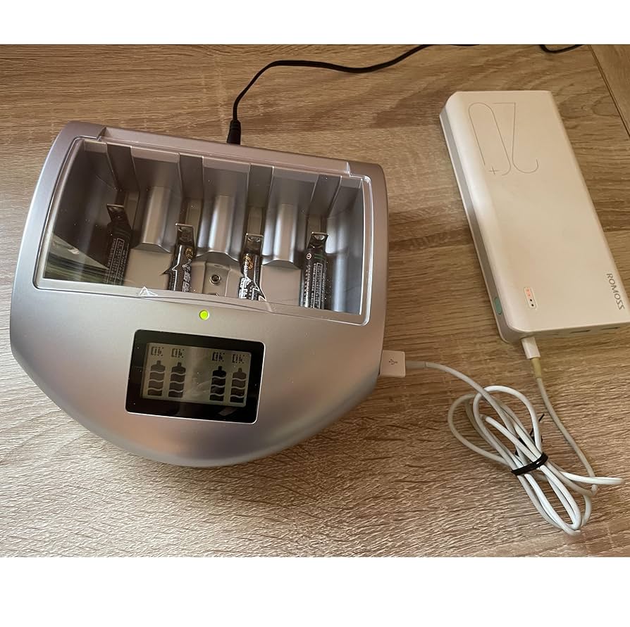 Amazon | 電池充電器 アルカリ ニッケル水素 ニッカド電池 単1