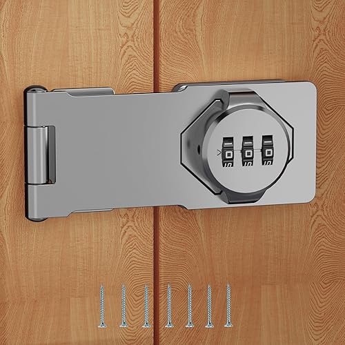 Cerradura de combinación sin llave Cerradura de combinación de 3 dígitos para puertas de gabinete Cerradura de cerrojo de perilla giratoria con