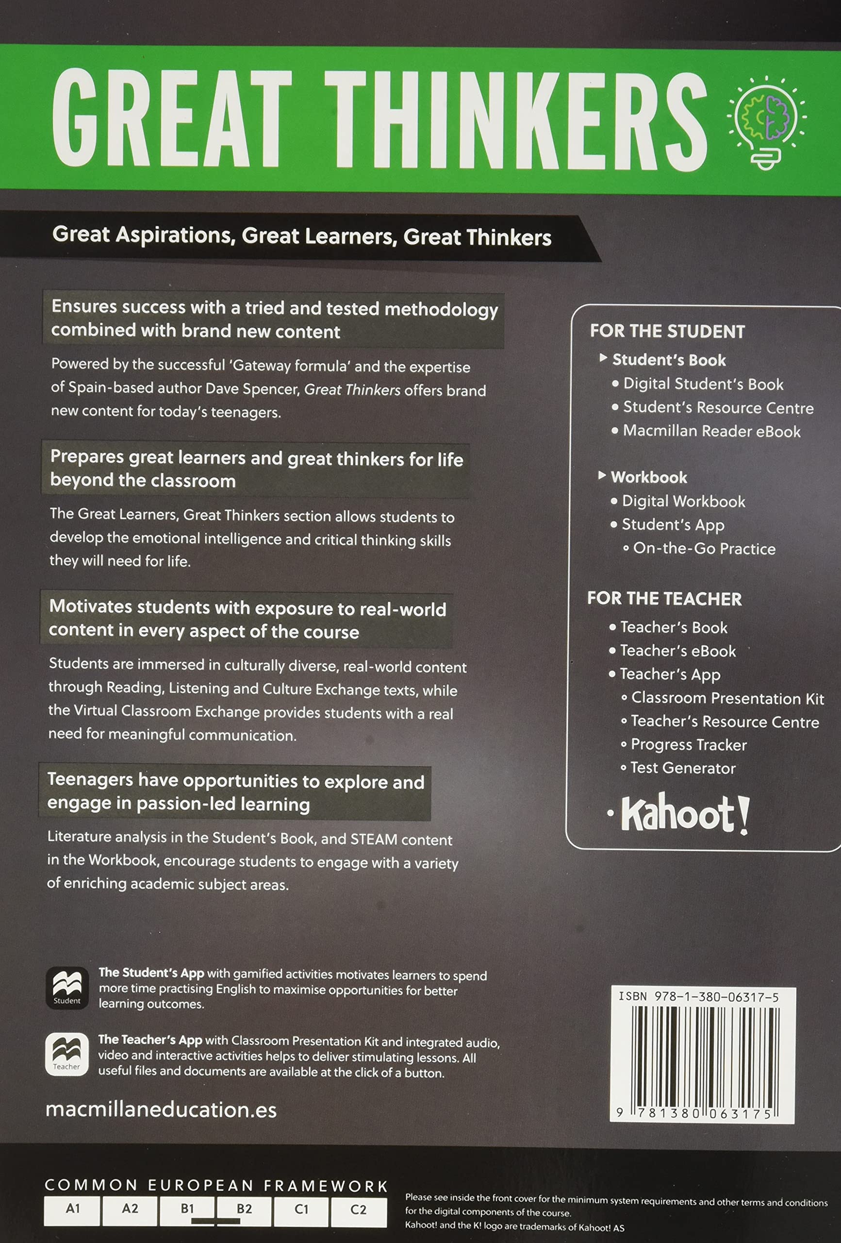 GREAT THINKERS B1+ Workbook and Digital Workbook