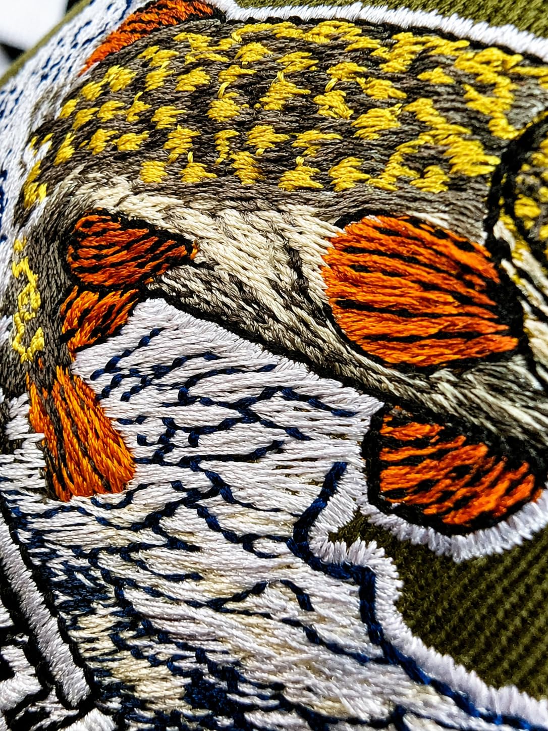 Mitsch Berretto da baseball da pescatore con pesce, luccio, toppa in rete traspirante, regolabile, robusto berretto da pesca per uomo e donna, per pesca, escursionismo, tempo libero