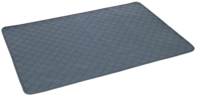 Kerbl Pet Almohadilla de orina Lavable, Gris, 90x60 cm, para Perros y Gatos, Malla, Cachorros