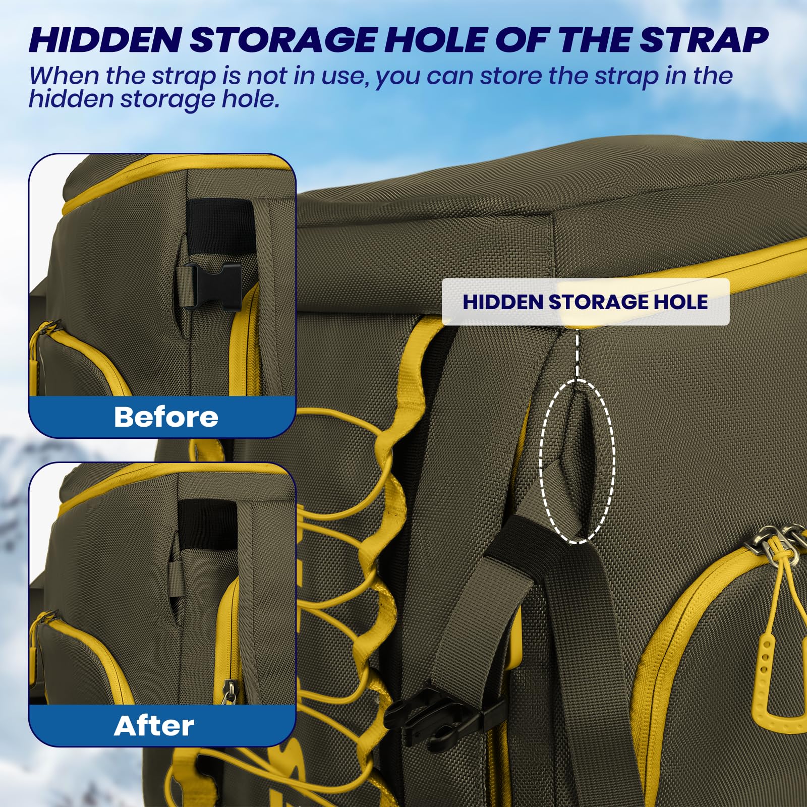 Amazon.co.jp: RESVIN スキーブーツバッグ Lサイズ 55L スキーブーツ