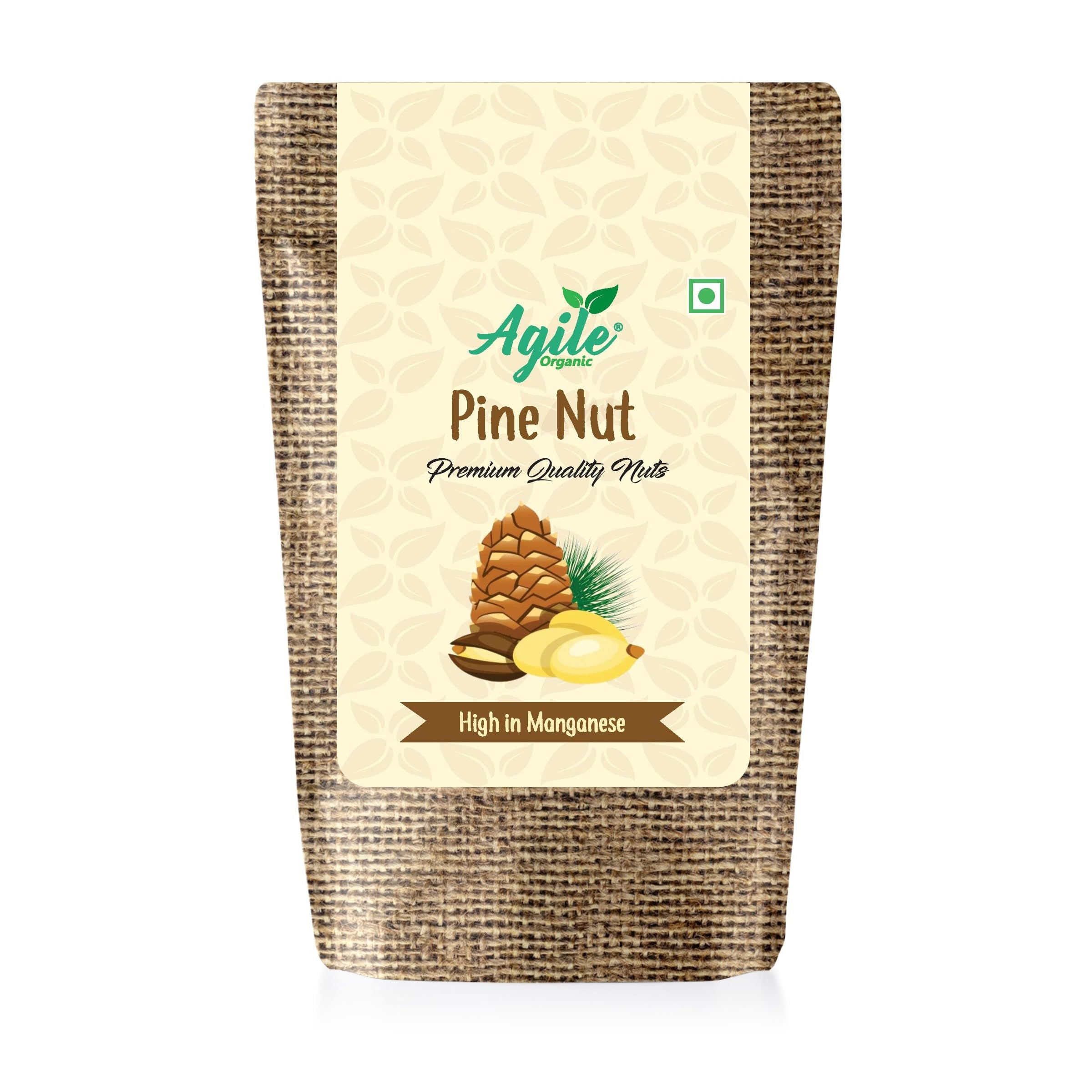 Agile Organic Natural Pine Nuts 400g | Pine Nuts without Shell | Chilgoza Giri 400 gram | Chilgoja Seeds | Pine Seeds Jumbo Size | Pure Dry Fruits (B0C9MNTLWD) Amazon Price History, Amazon Price Tracker