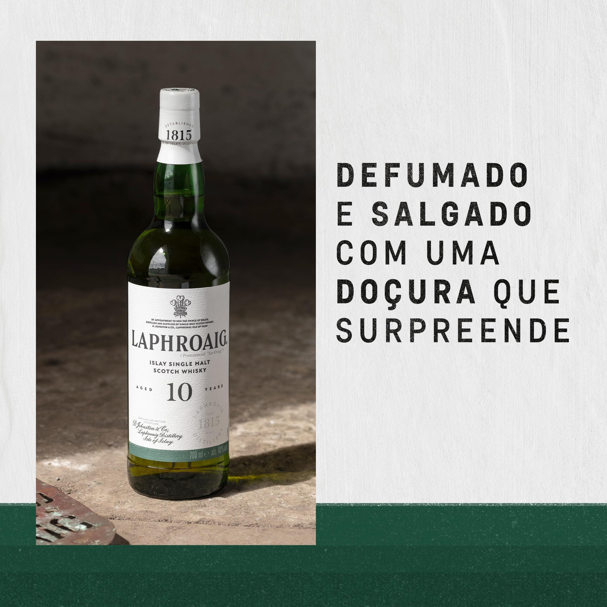 Whisky Escocês Laphroaig 10 anos 750 ml | Amazon.com.br