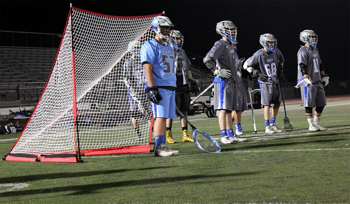 PowerNet Portable Lacrosse Goal | 4 Foot by 4 Foot | Quick and Easy Two Minute Setup No Tools Required | Perfect for Practice or Scrimmages | Bow Style Frame | Carrying Bag Included : Sports & Outdoors