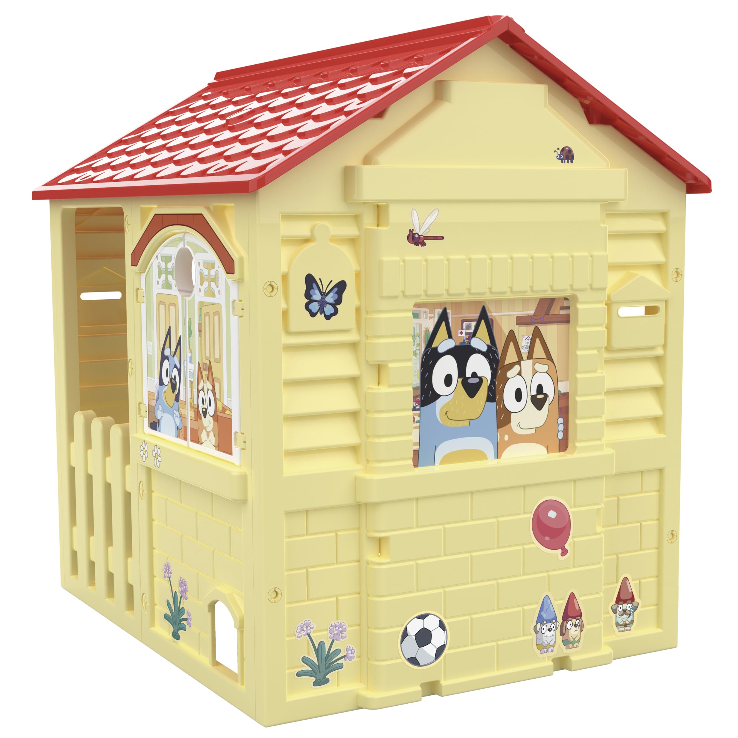 Chicos - Casita Infantil Exterior de Bluey | Plástico Resistente y Duradero | Montaje y desmontaje Sencillo y Rápido | La Casa de Bluey | a Partir de 2 años (89625)
