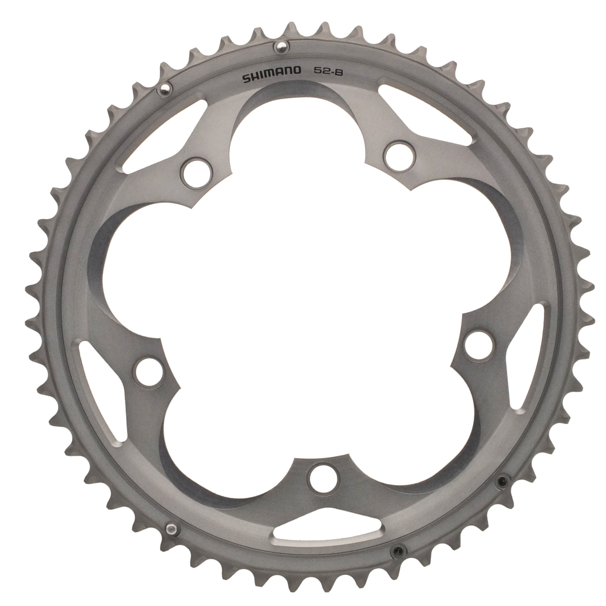 Shimano Spares FC-5700-S chainring 52T B-type, silver 52 teeth Silver