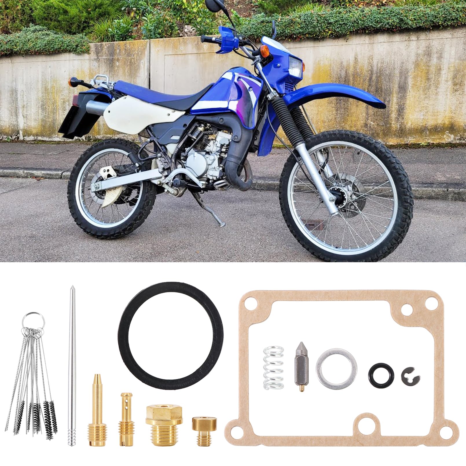 YUANGANG Kit Réparation Carburateur Compatible KMX125 B KMX 125 1991-2003 MX125B