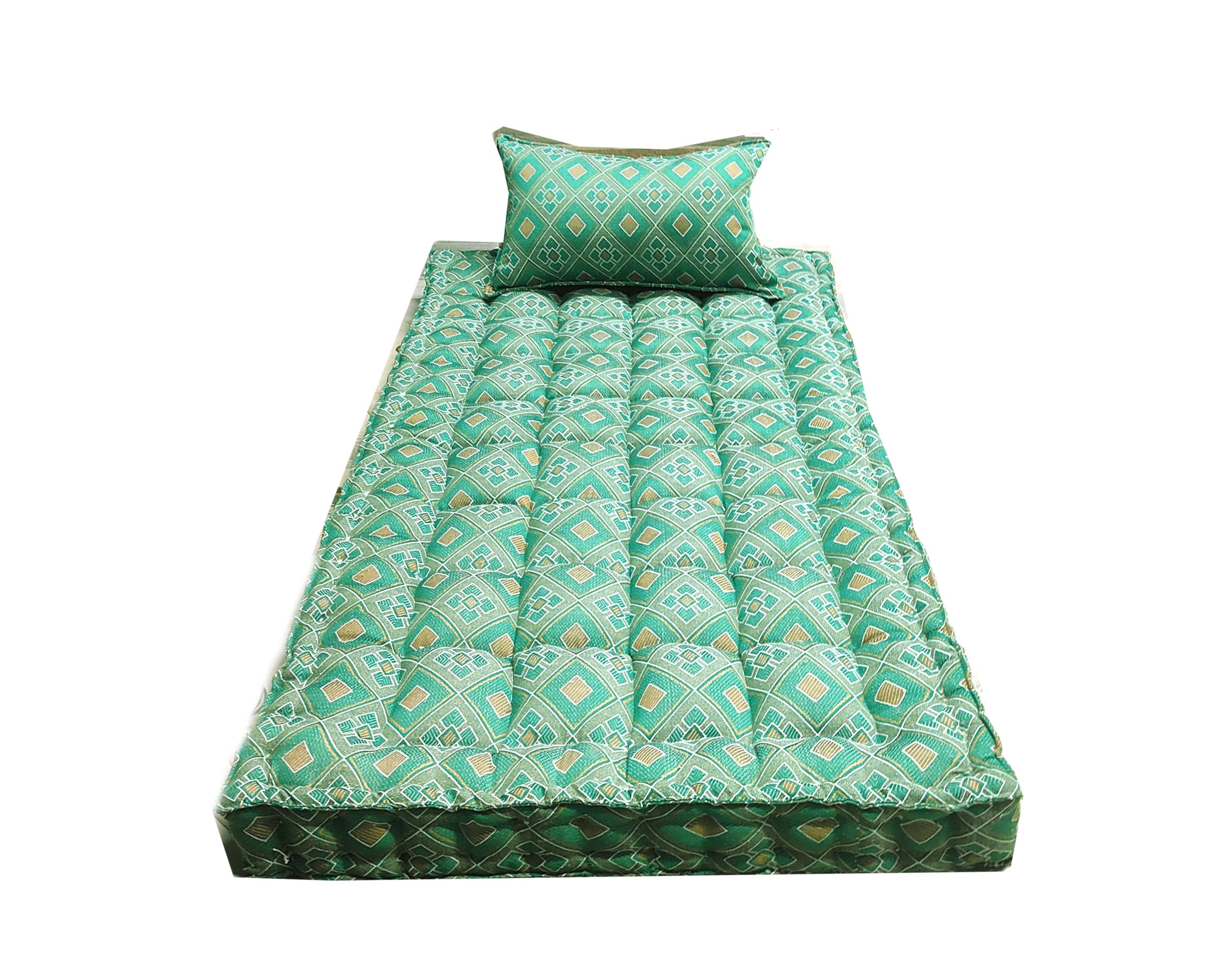Ozone Mattress Organic Kapok Silk Cotton Ilavam Panju Single Cot Cotton Bed Mattress (6 x 3 ft /72 x 36 x 4 Inch,Multicolour.-image-11