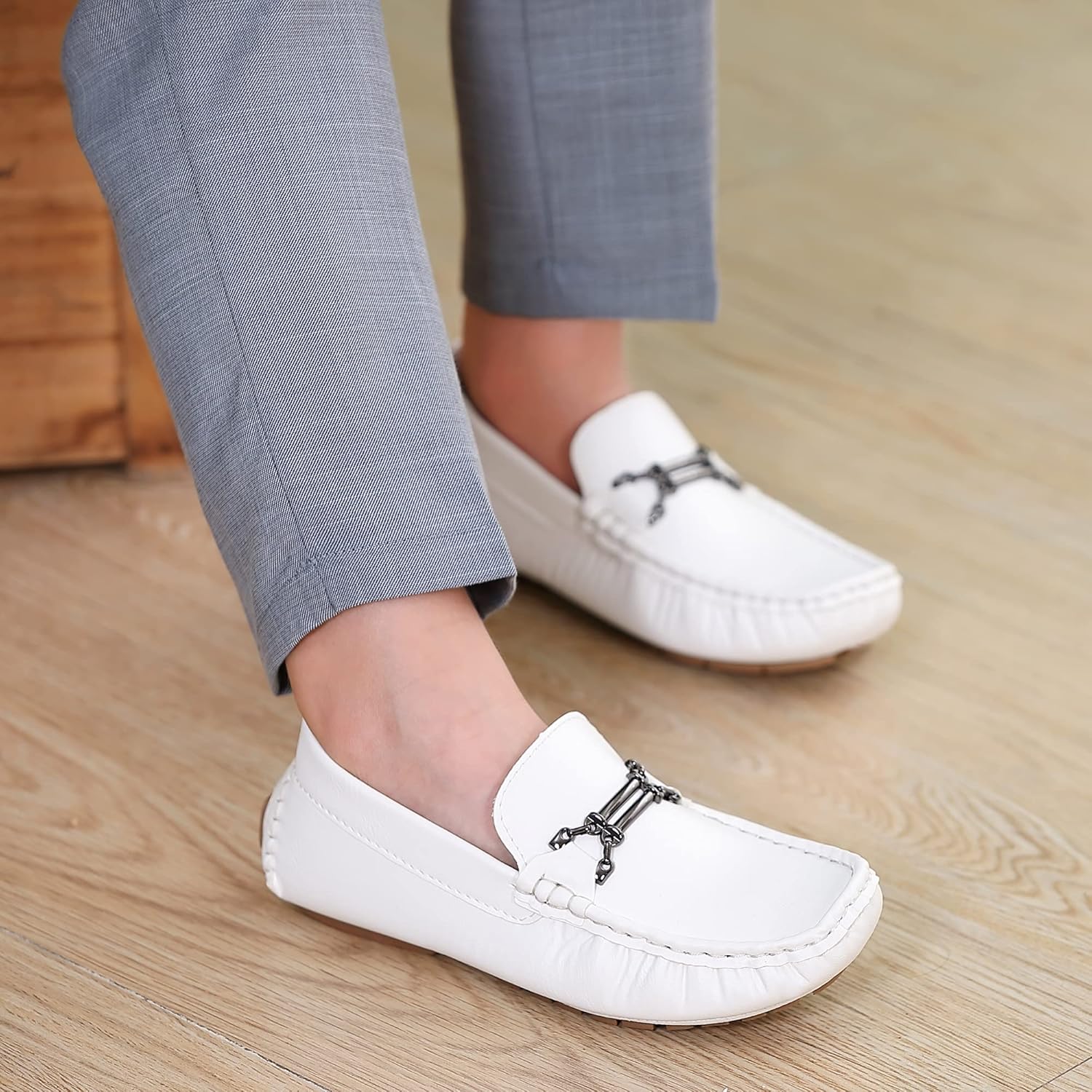  | Hawkwell Kids Casual Penny Loafer Moccasin Dress Driver Shoes(Toddler/Little Kid/Big Kid) | Loafers