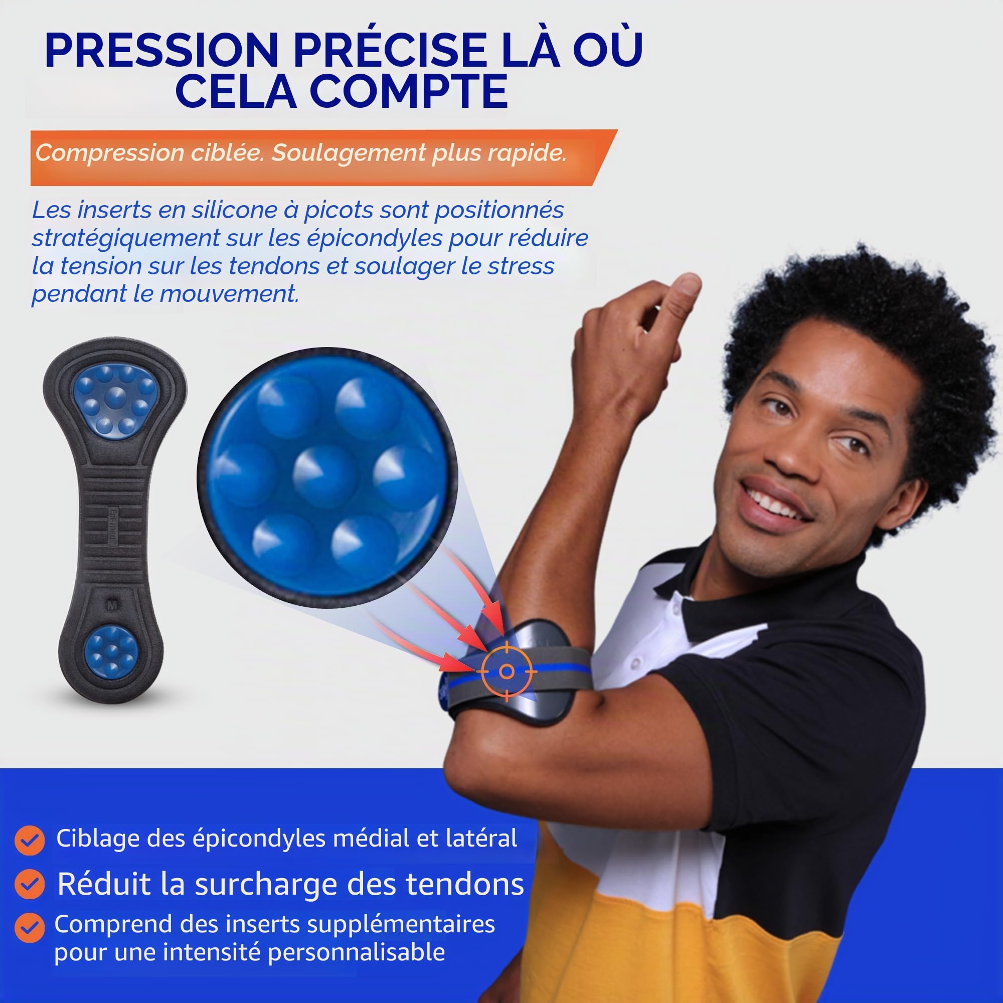 Thuasne – Coudière anti-épicondylite Epi-Med Promaster (taille XL)