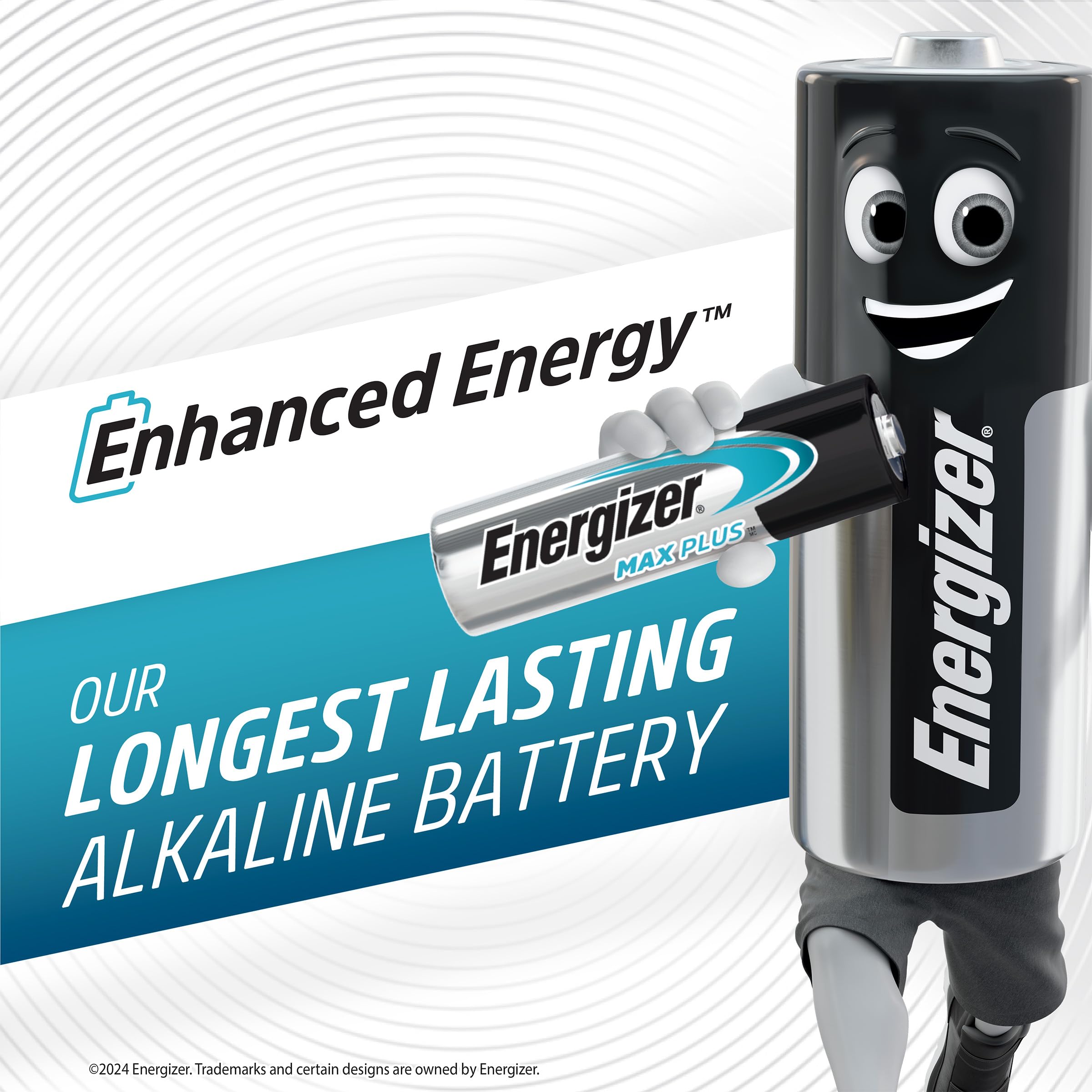 Energizer Max Plus - AA Batteries (10 Pack) - Double A Performance Alkaline Battery 1.5V - 200 Percent Longer Lasting - For High Drain Devices - 0 Plastic Packaging - 15 Year Shelf Life — view 5