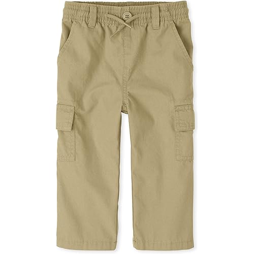 The Children's Place baby-boys and Toddler Boys Pull On Slim Cargo Pants