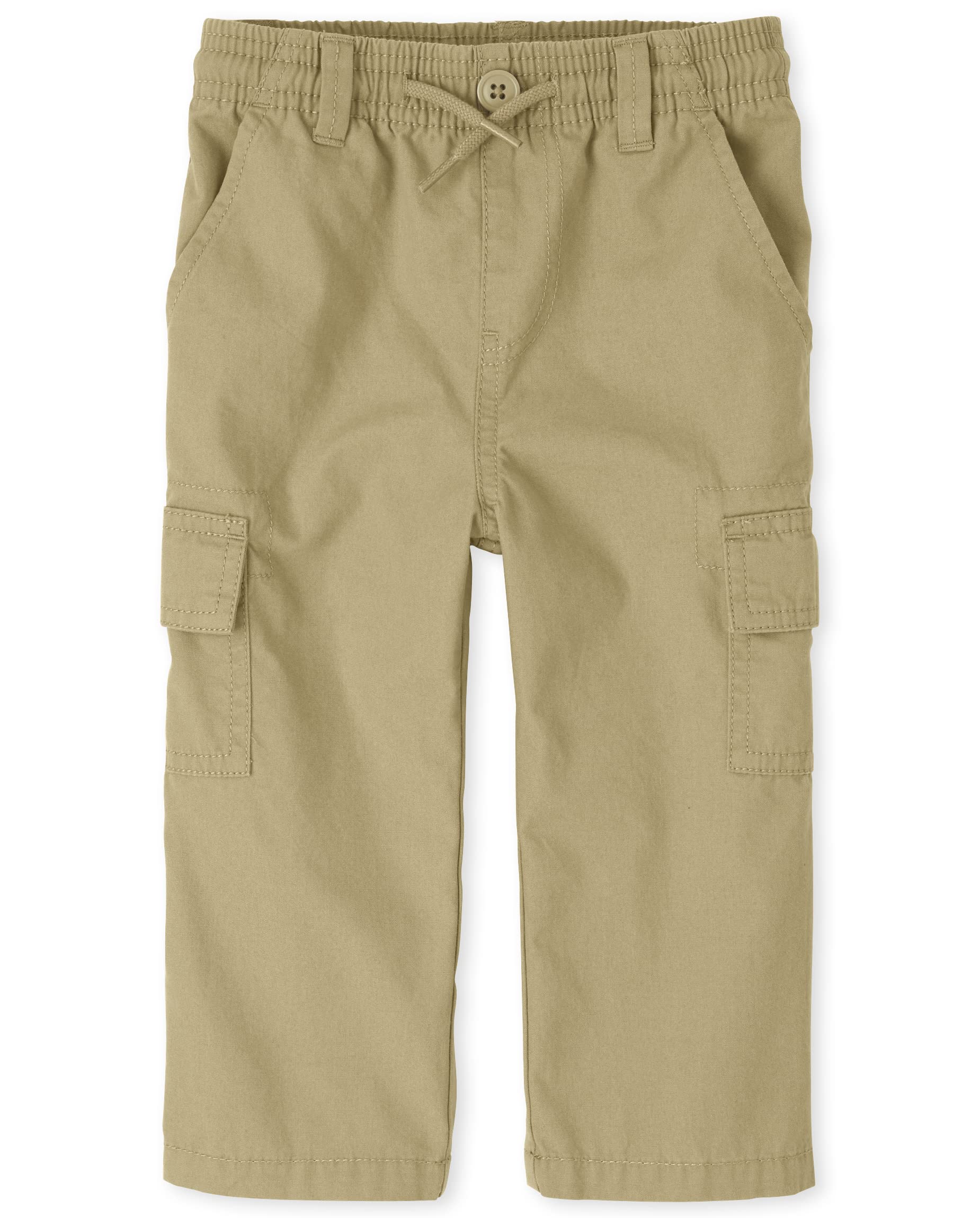 The Children's Place Boys' Uniform Pull On Slim Cargo Pants Standard 12