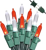 Vista 30 de Brizled - Luces para árbol de Navidad que cambian de color, 100 luces LED de 33 pies, conectables, 12 modos, color blanco cálido y multicolor