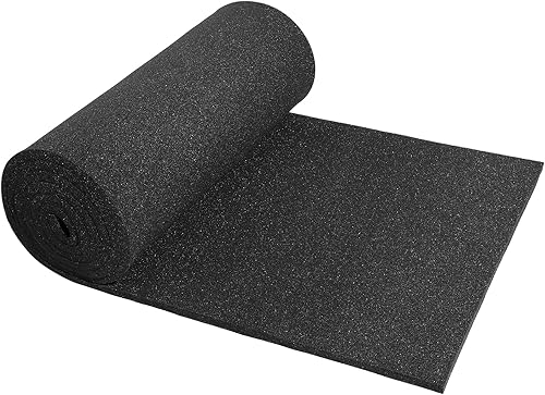 Patelai Espuma de filtro de cojín, hoja de espuma negra para acuario, cojín de espuma para tapicería para acolchado de espuma, reemplazo de asiento,