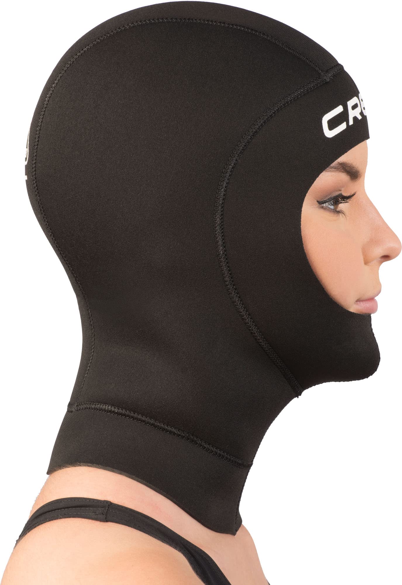 Cressi Solo 3 mm Kapuze, Schwarz