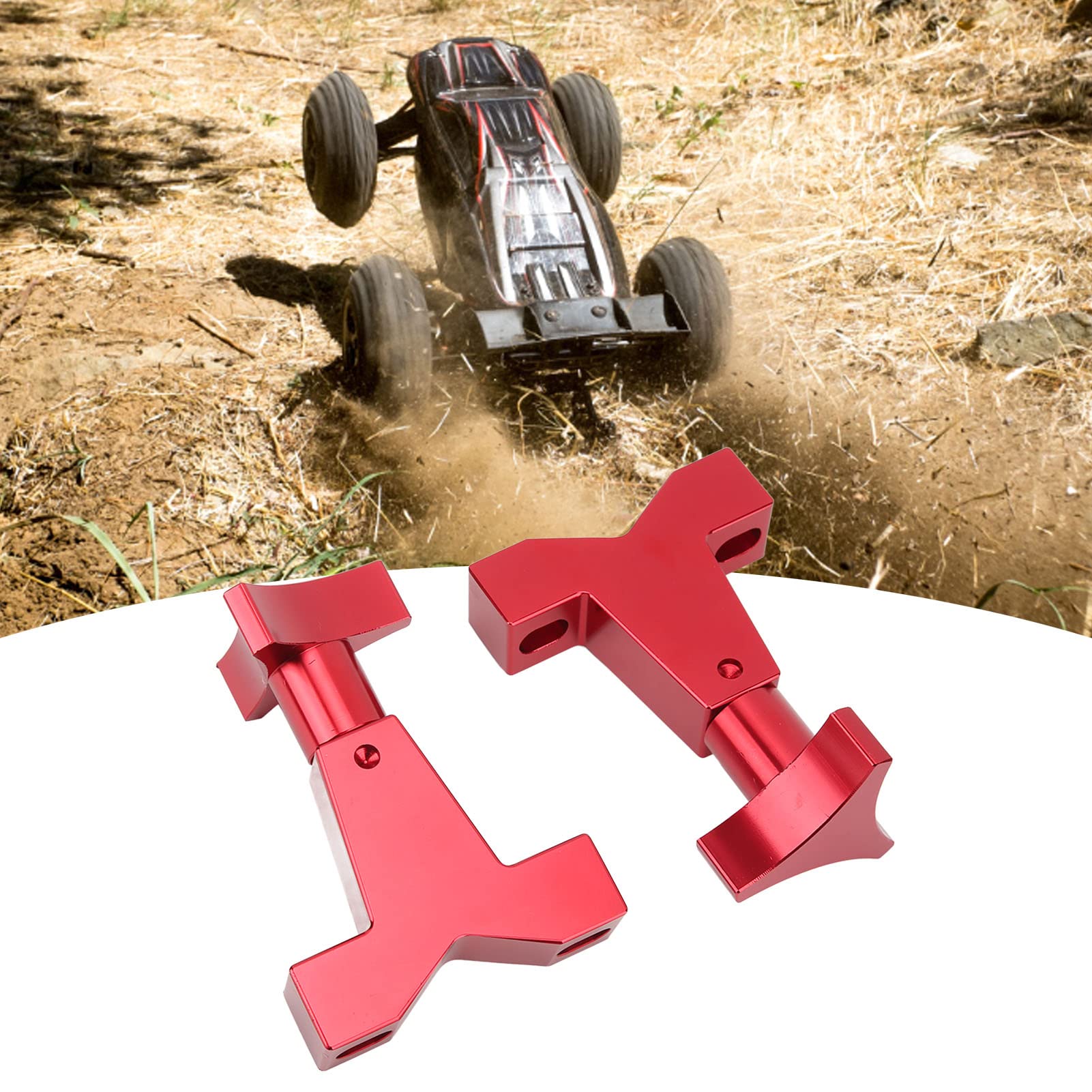 Lift Jack Mount 6061 Billet Aluminio Rojo Anodizado Reemplazo para Offroad 1in a 2.5in Tubos Redondos Cuadrados