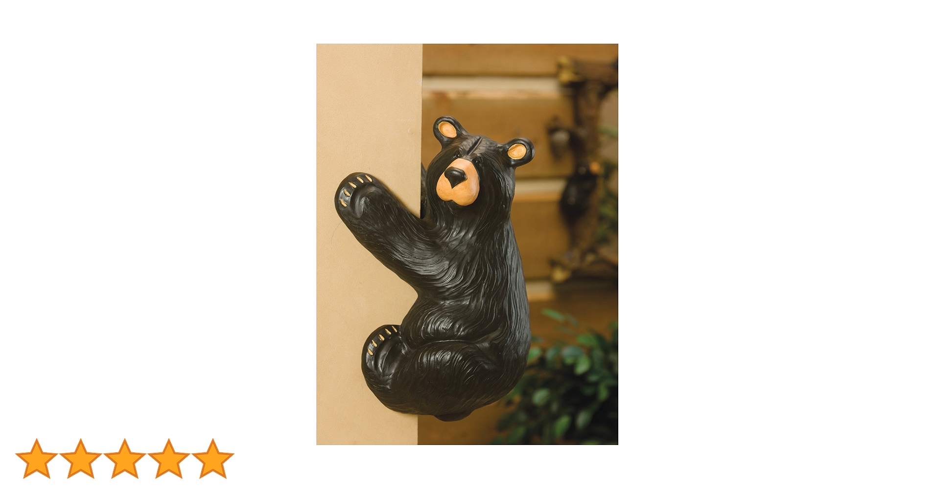 ジェフフレミング 木彫り風 置物 彫刻 熊 ハイキング BEARFOOTS