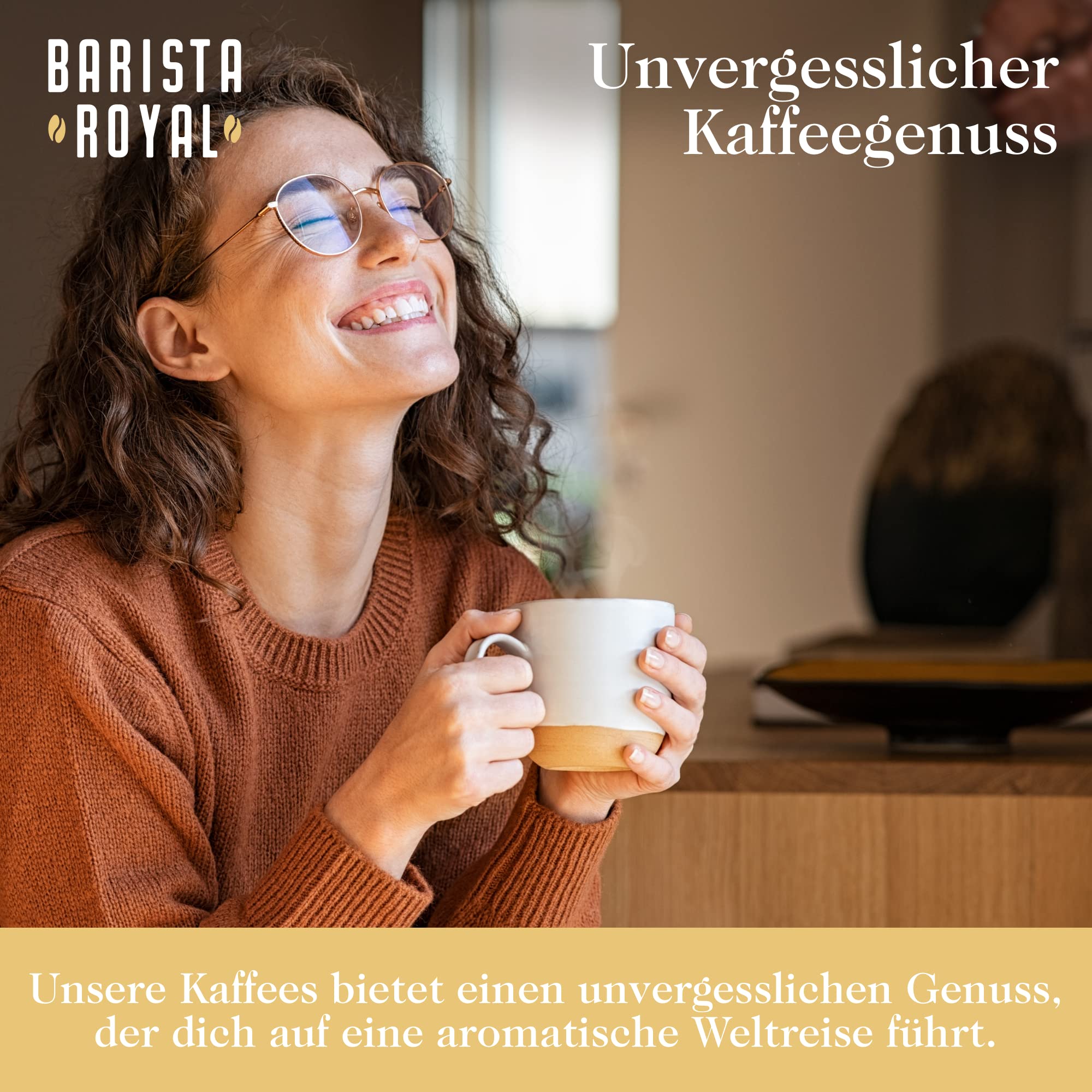 Espresso Bohnen Probierset 4 x 350g Espressobohnen | Entdeckerpaket/Probierpaket | Robusta & Arabica | Ideal für Vollautomat und Siebträger | BARISTA ROYAL