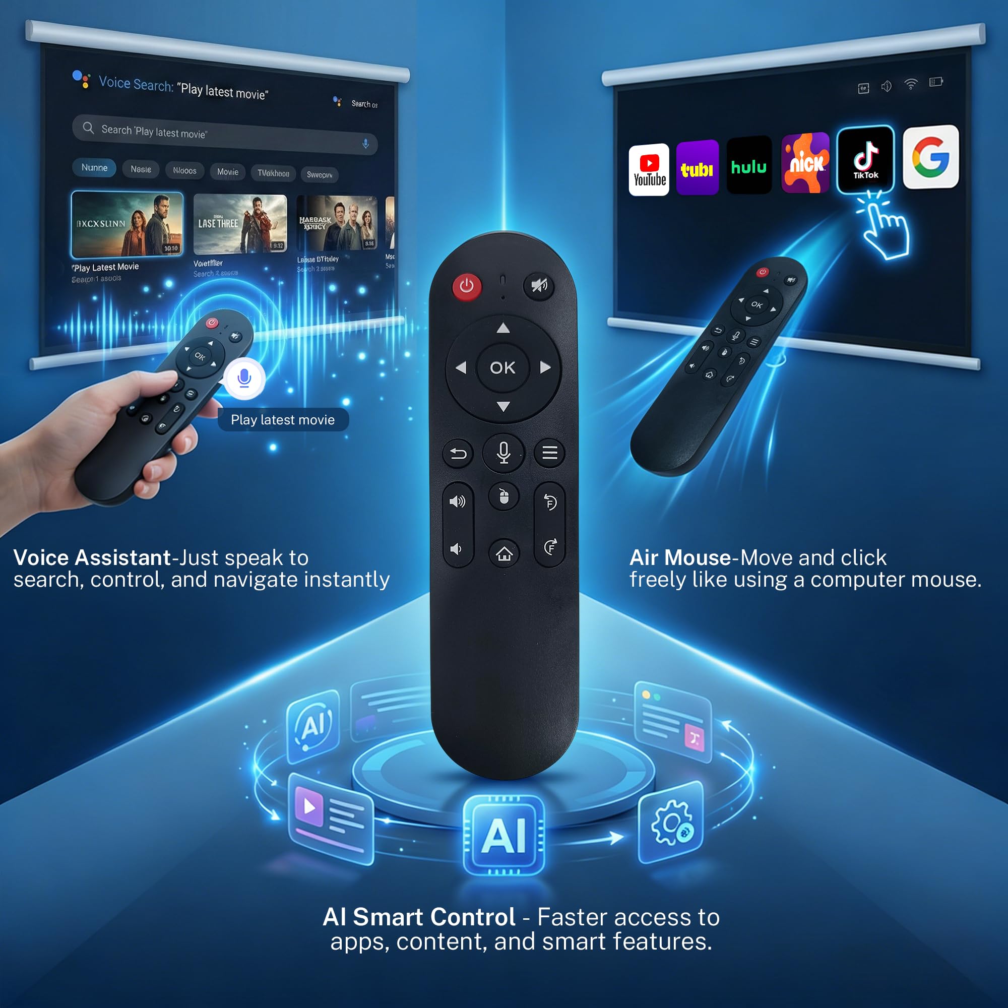 [Native 1080P/2000 ANSI/Calibration Visuelle IA] Intelligent Vidéoprojecteur X7 Smart Projecteur avec Android 14,4K Supportée, IA Assistant Vocal/Auto Focus/Keystone,WiFi6/Bluetooth5.4, 200" Display