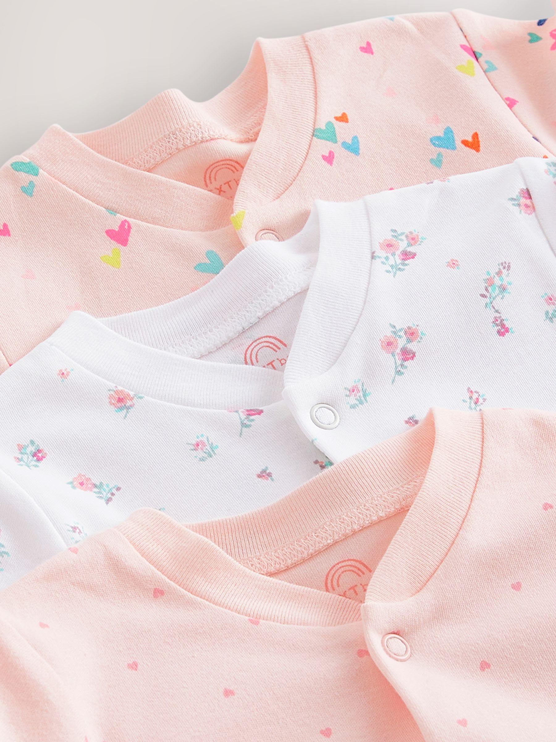 NEXT Baby Mädchen Bodys bei Hüftdysplasie 100% Baumwolle, 3er-Pack