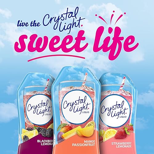 Miniatura 7 de Crystal Light - Mezcla líquida de bebida con sabor natural a mango y maracuyá (paquete de 12 botellas de 1.62 onzas líquidas)
