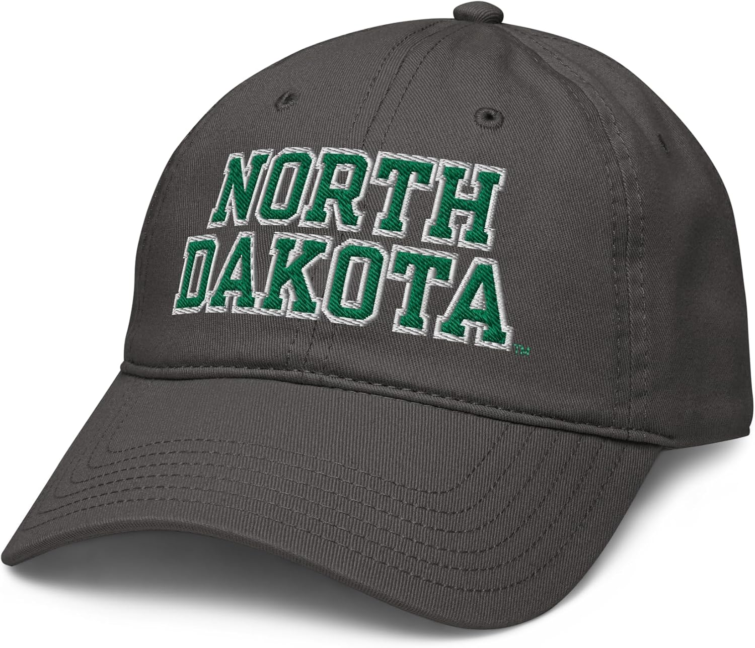 North Dakota Fighting Hawks Title Officially Licensed Adjustable Baseball Hat