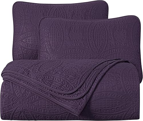 Miniatura 9 de Chezmoi Collection Austin - Juego de colcha de 3 piezas