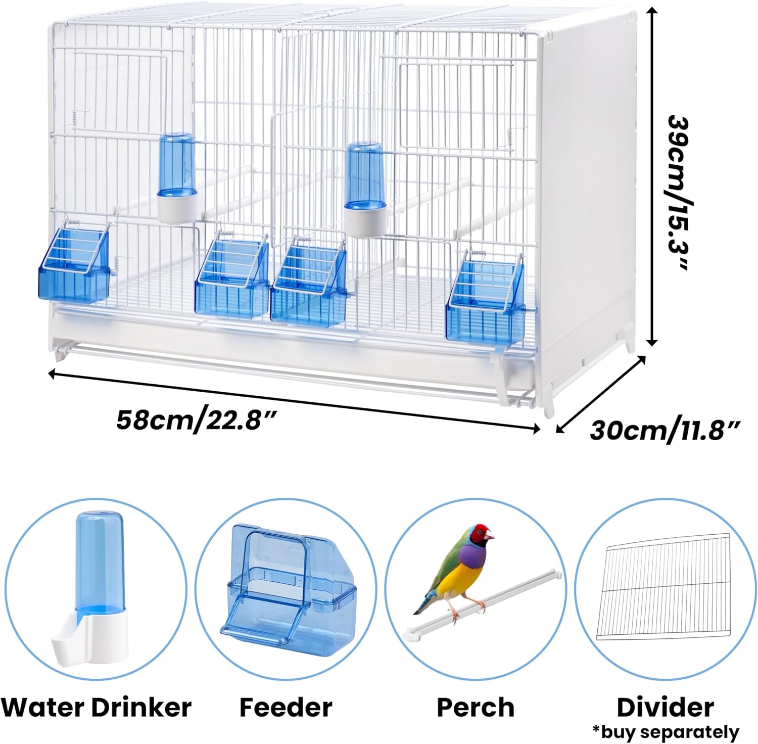 2GR Canary and Finch Breeding Cage Art 326/B