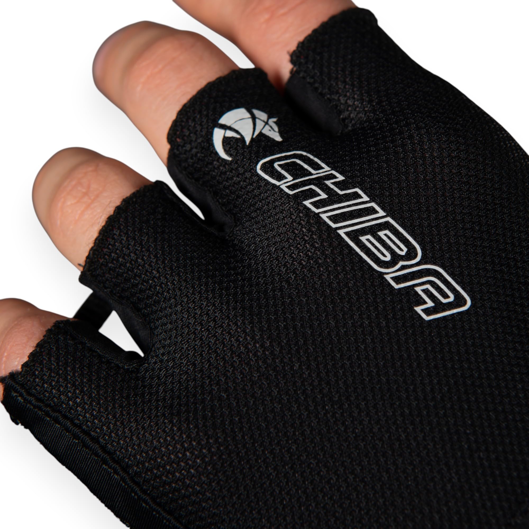 Chiba BioXCell Air | Gants de Cyclisme d'été pour Homme et Femme | Coupe élastique & Ventilation Airmesh | Rembourrage en Gel BioXCell | Clip Pratique & Quick Pull