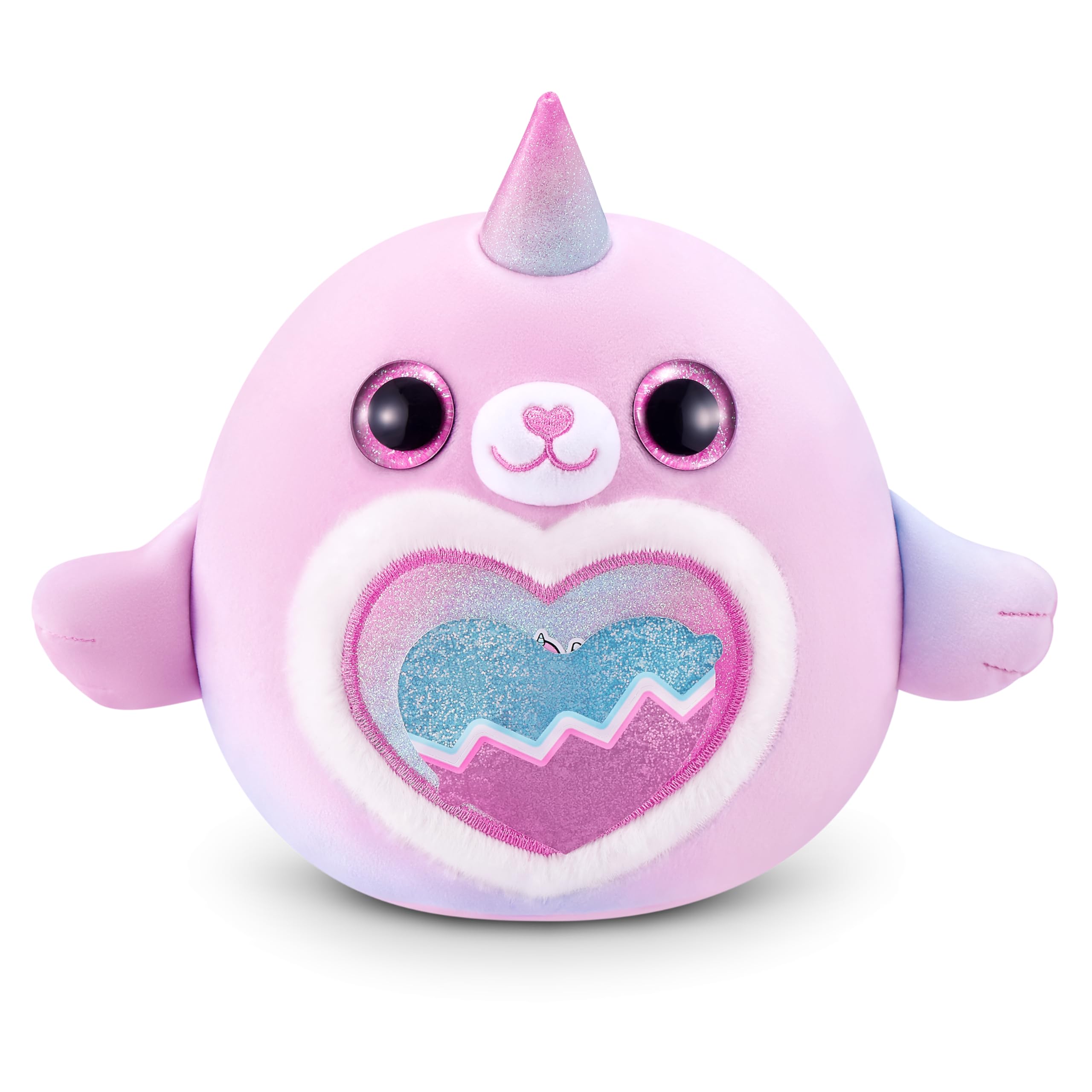 Rainbocorns Eggzania Frozen Mania by ZURU, Collectible Plush Toy for Girls 3+, Glacia, 17.5 cm x 24.1 cm x 19 cm - Image 4