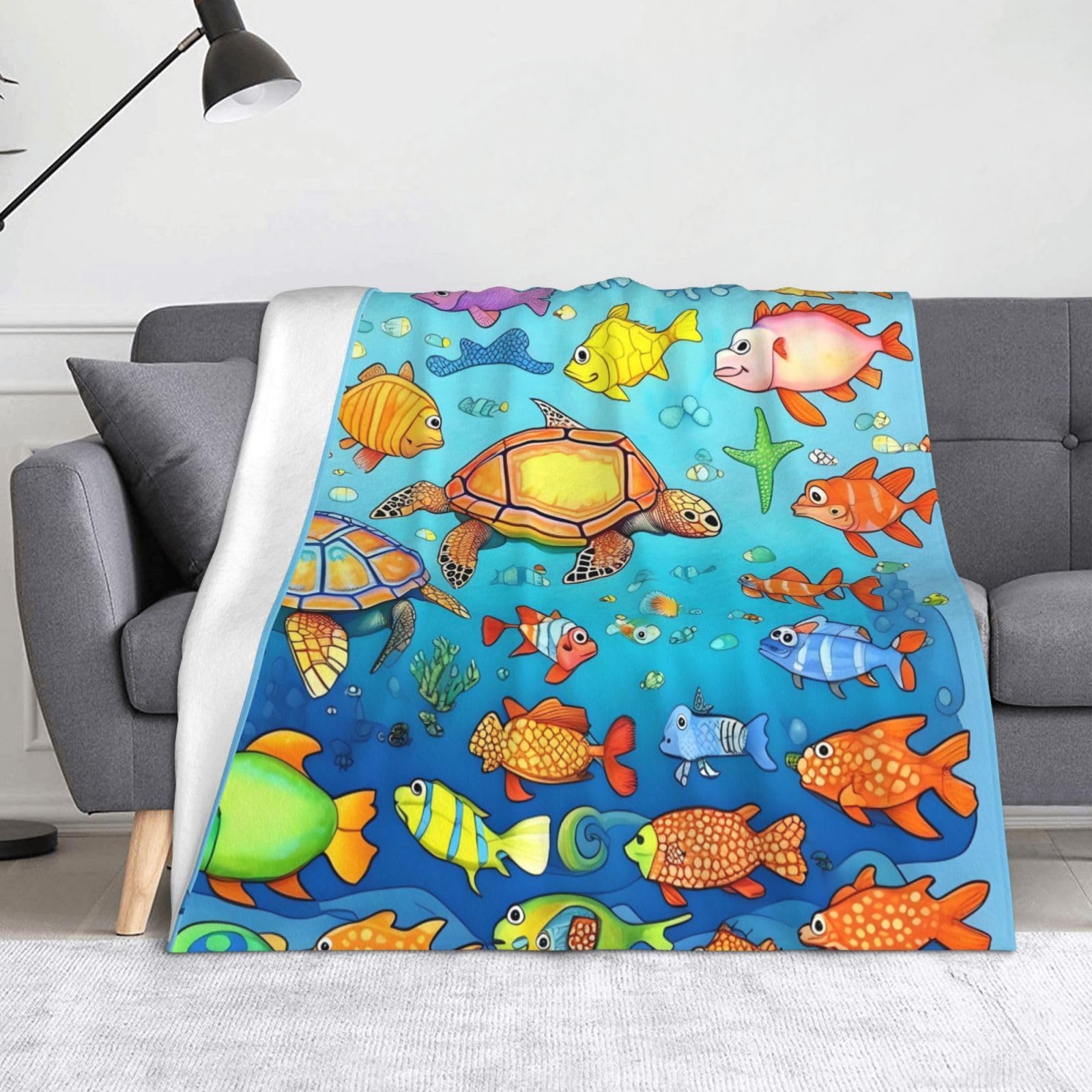 Couverture pliable tortue HYTTER idéale pour vos soirées canapé et camping