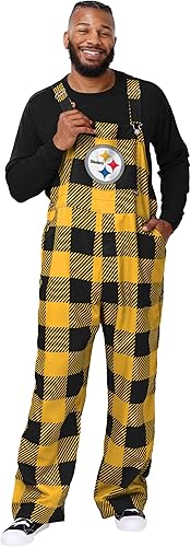 FOCO NFL - Overol con peto con logotipo de equipo de la NFL para hombre