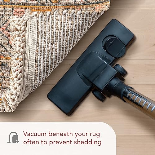 Miniatura 2 de NuLOOM Hermina - Alfombra tribal de yute de tejido plano, 5.9 ft, multicolor