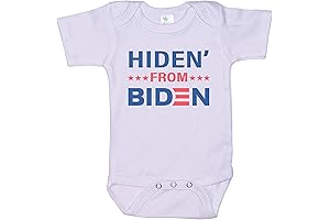 Republican Onesie/Hiden' From Biden/Conservative Baby Outfit/Trump Bodysuit