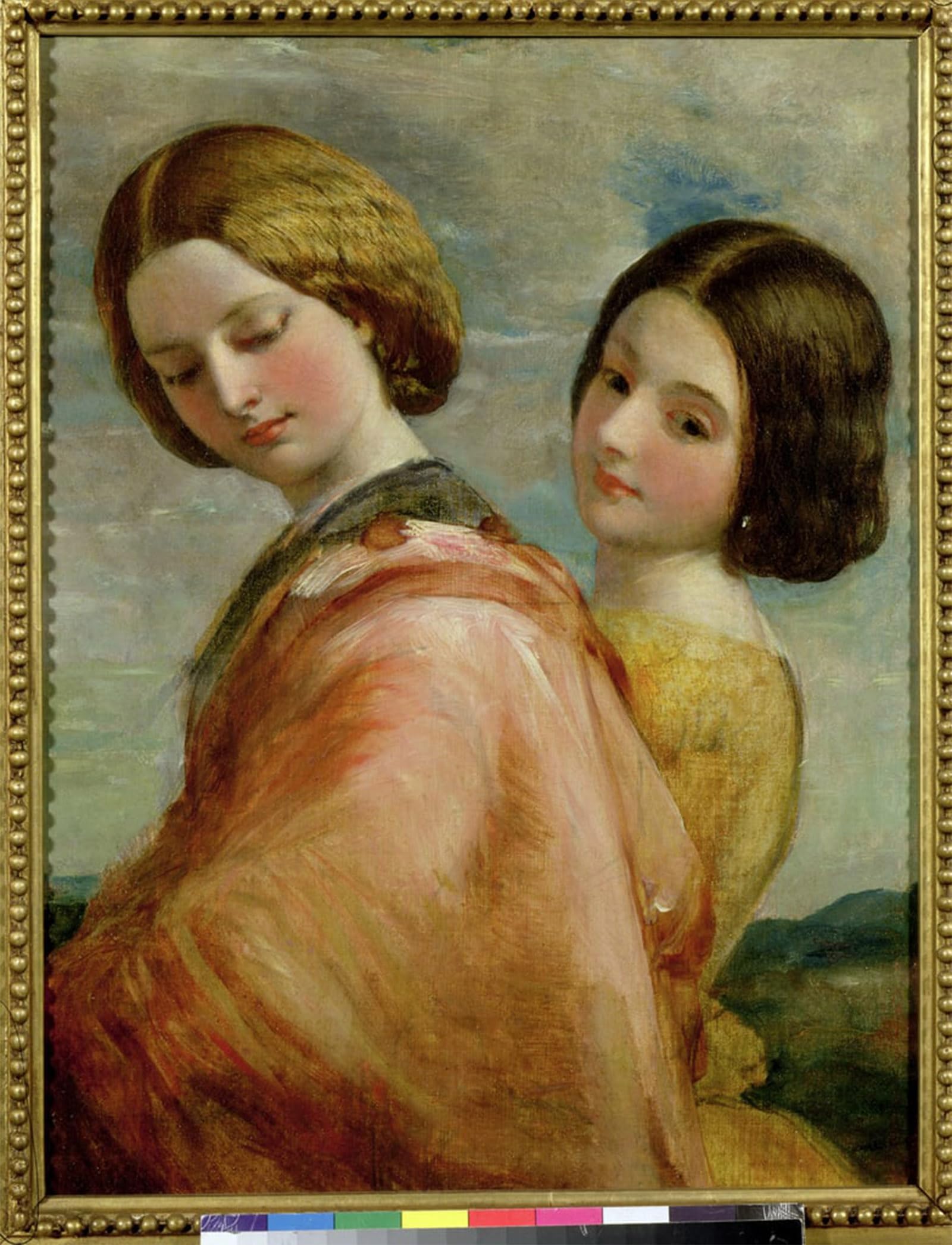 Portrait tableaux George Frederick Watts haute définition décoration murale lin