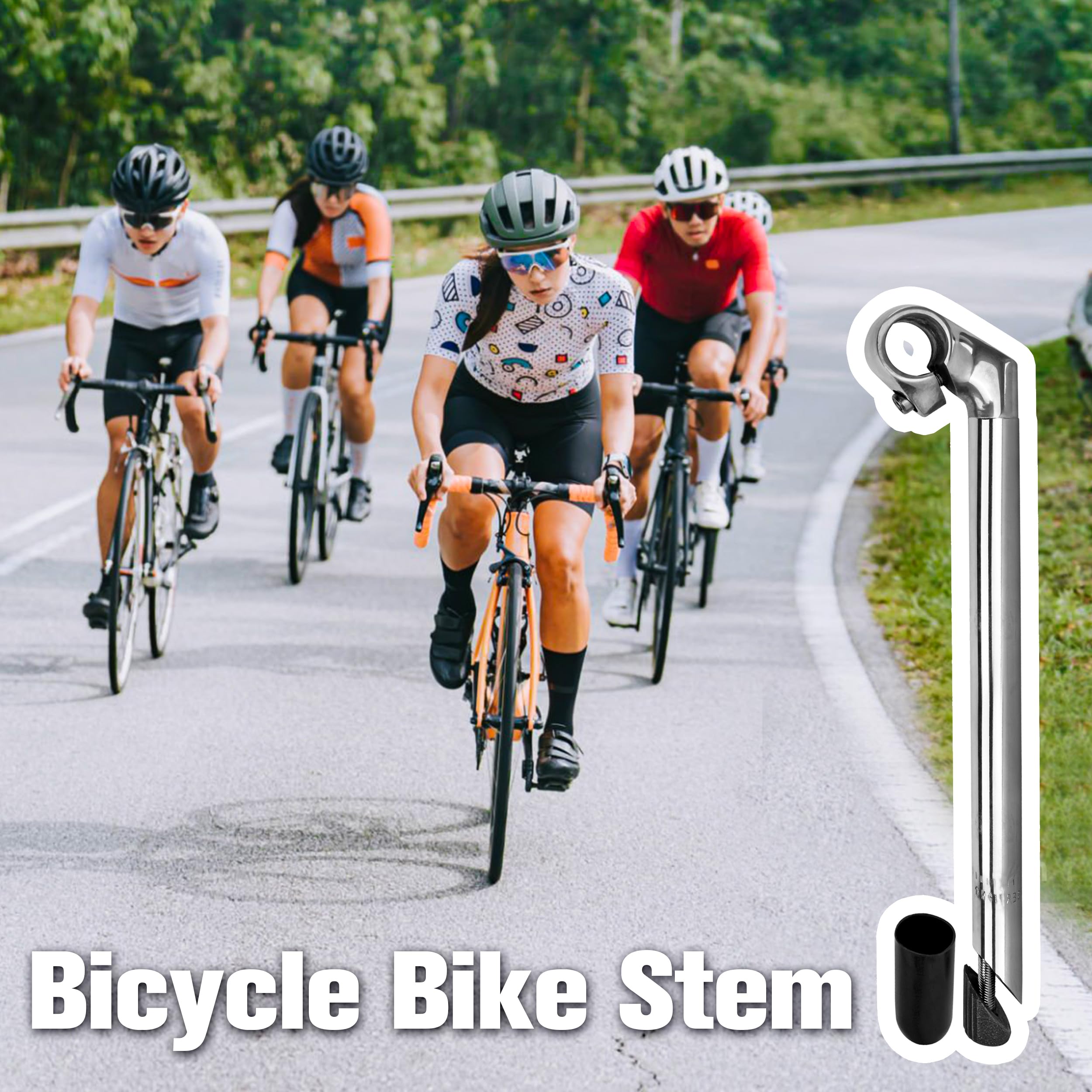 Amazon | BuleVina 自転車用クイルステム 22.2mm x 300mm クランプ