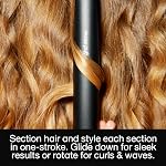 ghd Chronos Styler ― 1" Hair Straightener, 3X Faster HD Motion-Responsive Styler for One Stroke High-Definition Results that Last 24hrs, 85% More Shine, 2X Less Frizz, No Heat Damage ― Black