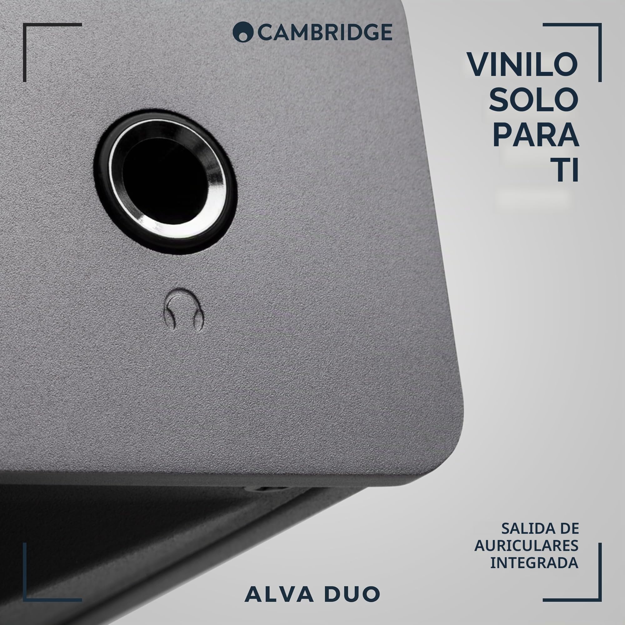 Cambridge Audio Alva Duo – Preamplificador Phono Moving Magnet & Moving Coil, preampli estéreo HiFi para Tocadiscos & Vinilo, ampli Auriculares – Lunar Grey