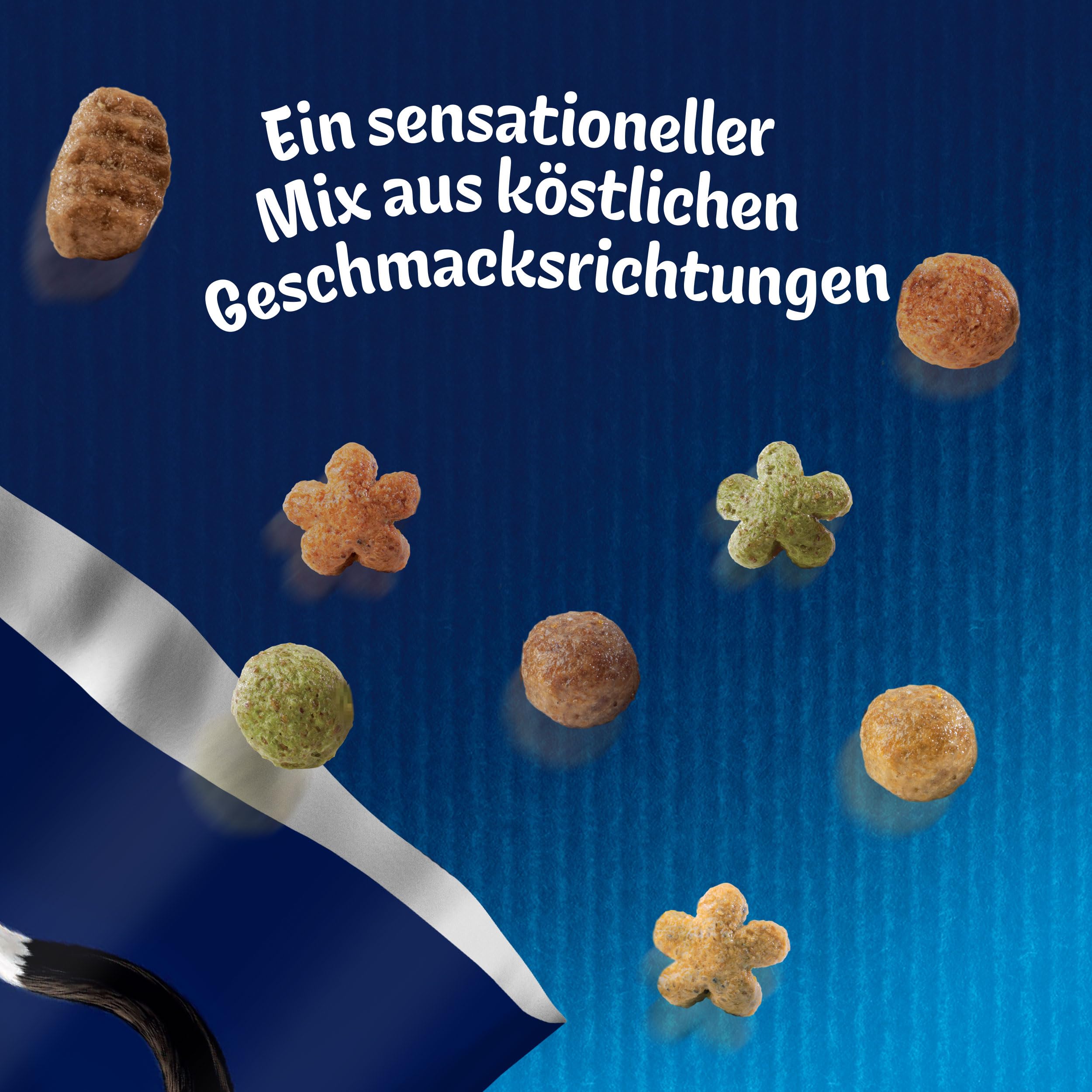 Felix Seaside Sensations Katzenfutter trocken, mit Lachs und Gemüse, 6er Pack (6 x 2kg)
