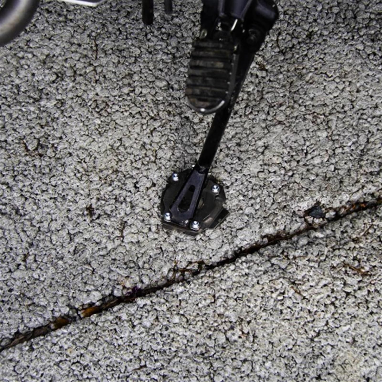 Coussin D'extension Béquille Béquille De Moto, Plaque De Béquille