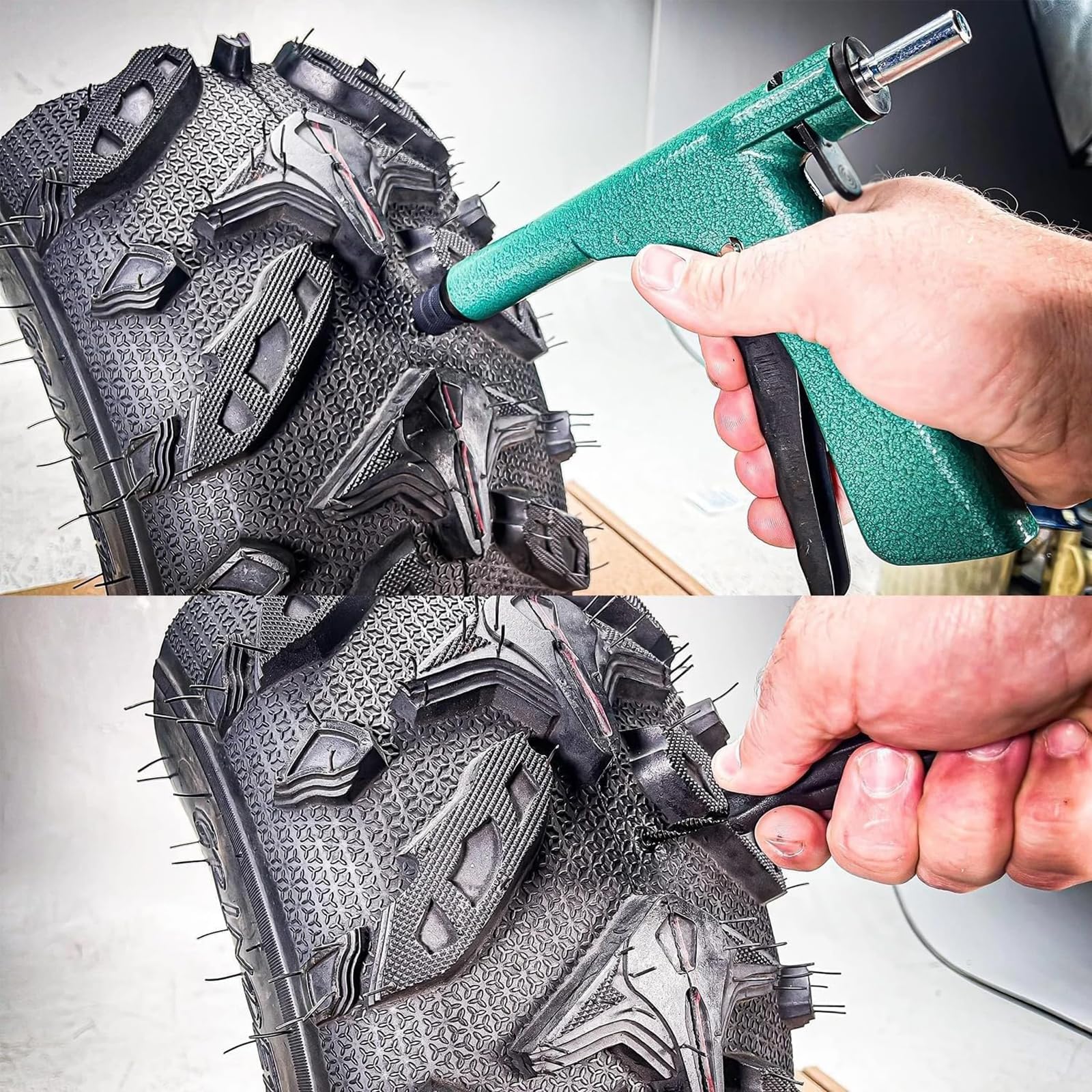 CHENRI Glorivox Rapid Plug 2.0, Reifenreparaturset, Heavy Duty Reifen Reparaturset, Reifenflickzeug mit Aufbewahrungsbox, Autoreifen Reparaturset, Reifen Reparatur Kit für Auto, Motorrad