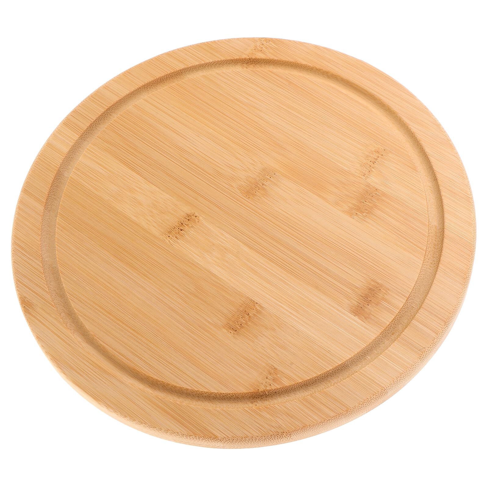 GLEAVI Bandeja de Bambú para Servir Frutas Ensaladas y Postres Bandeja de Bambú para Mesa de Té para Desayuno la Cama