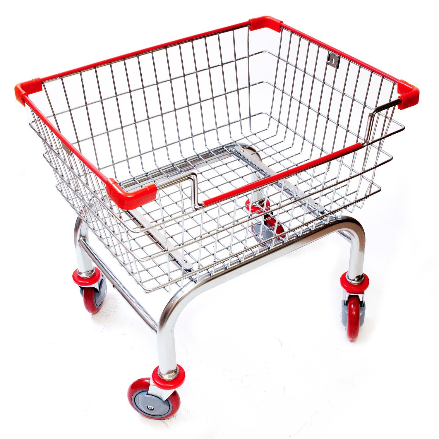 【極美品】LAUNDRY CART WITH POLE RACK CHROME Large Capacity Laundry Cart w/ Double Pole Rack | Commercial