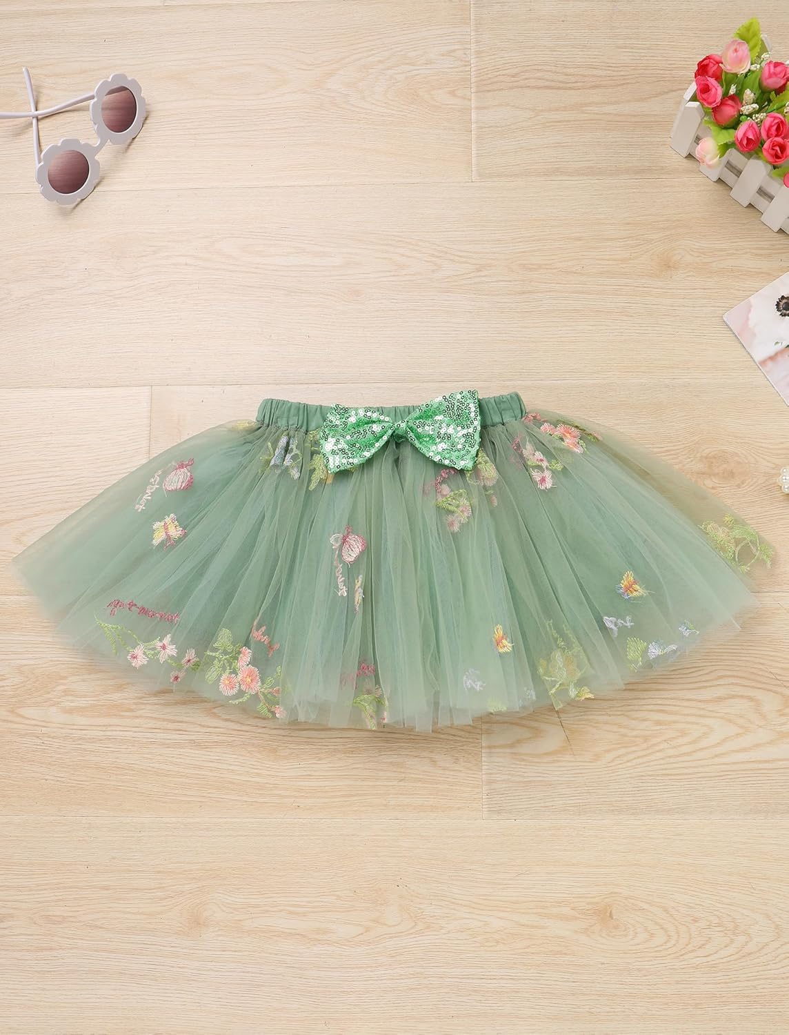 ODASDO Baby Girl First Birthday Cake Smash Outfit Romper Princess Tutu Skirt Leg Warmers Headband Set