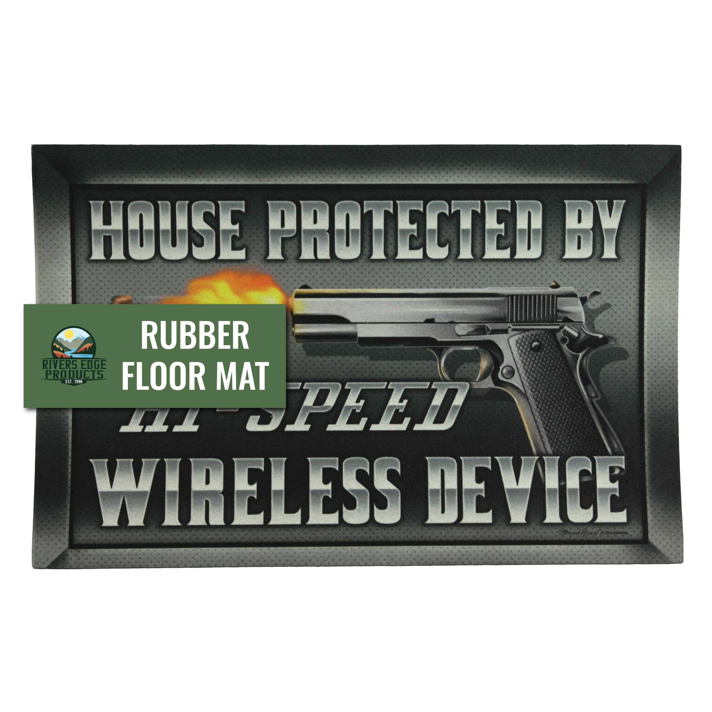 Rivers Edge Products Rubber Door Mat, 26